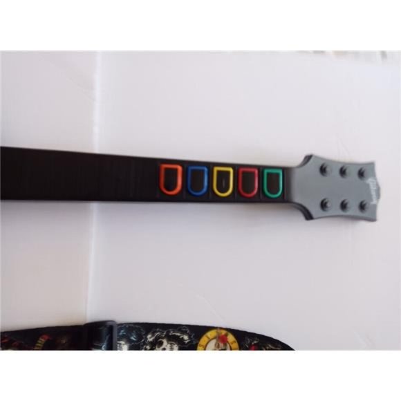 Xbox 360 Guitar Hero Wireless Gibson Les Paul Guitar - 4 Games - Bundle - Picture 2 of 10